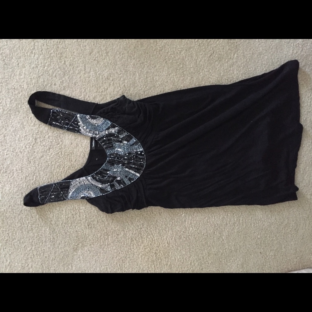 Vanity black tank top